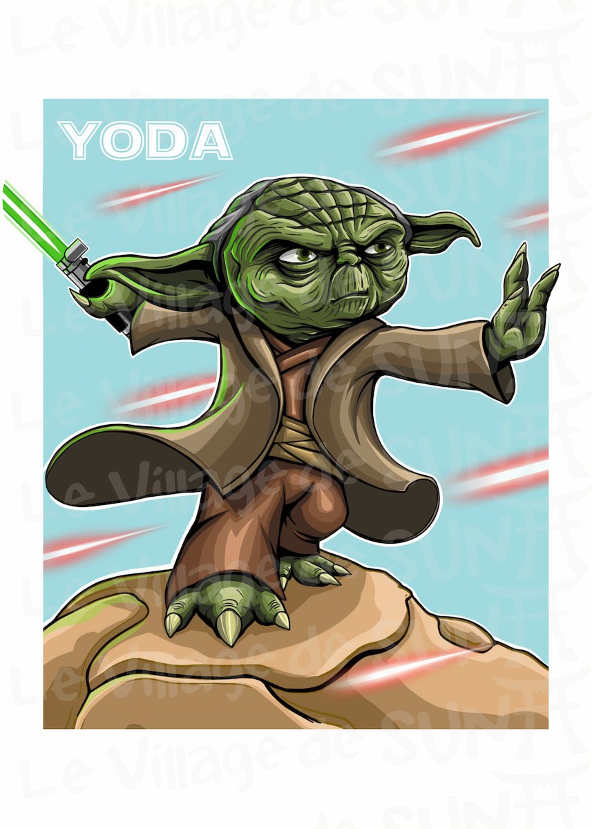 Yoda – Art Print Édition Limitée
