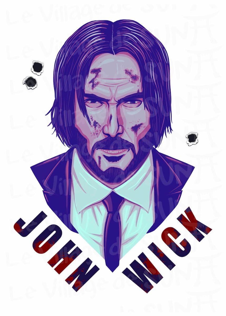 John Wick – Art Print Édition Limitée