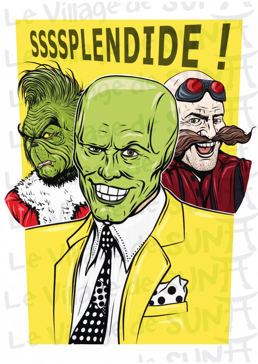 The Mask (Jim Carrey) – Art Print Édition Limitée