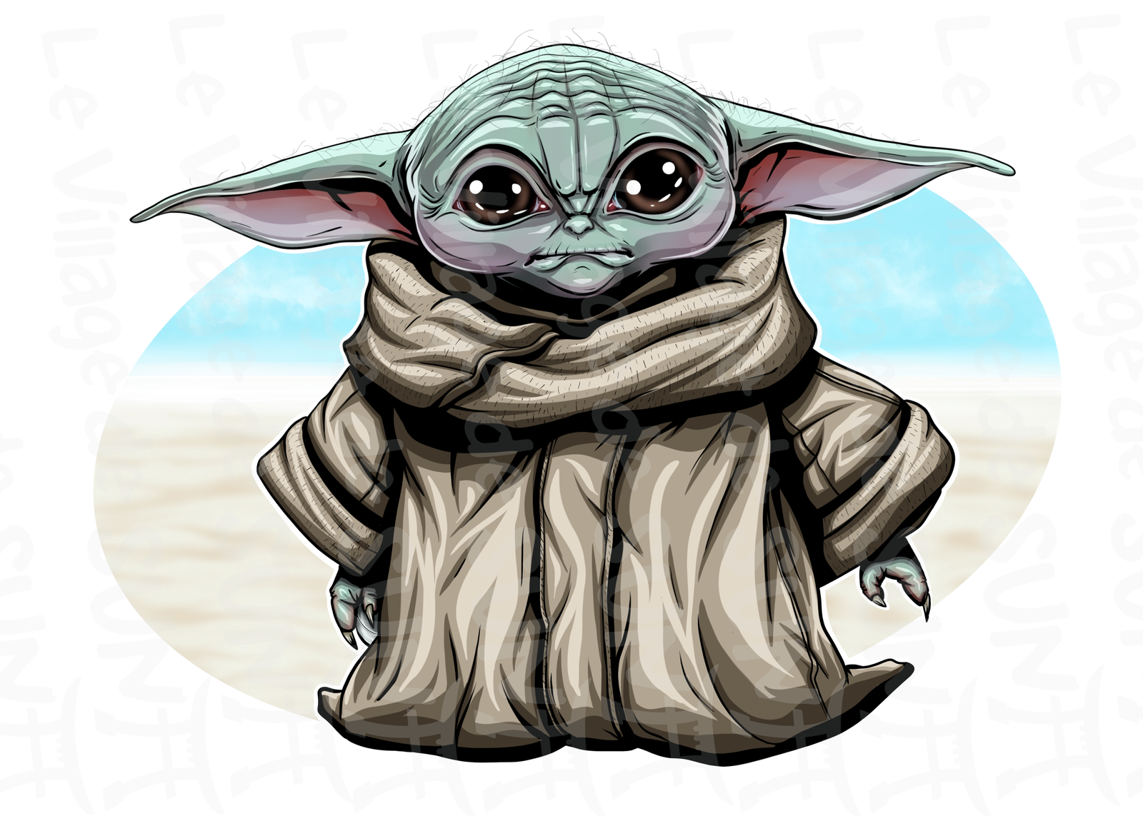 Grogu (Baby Yoda) – Art Print Édition Limitée