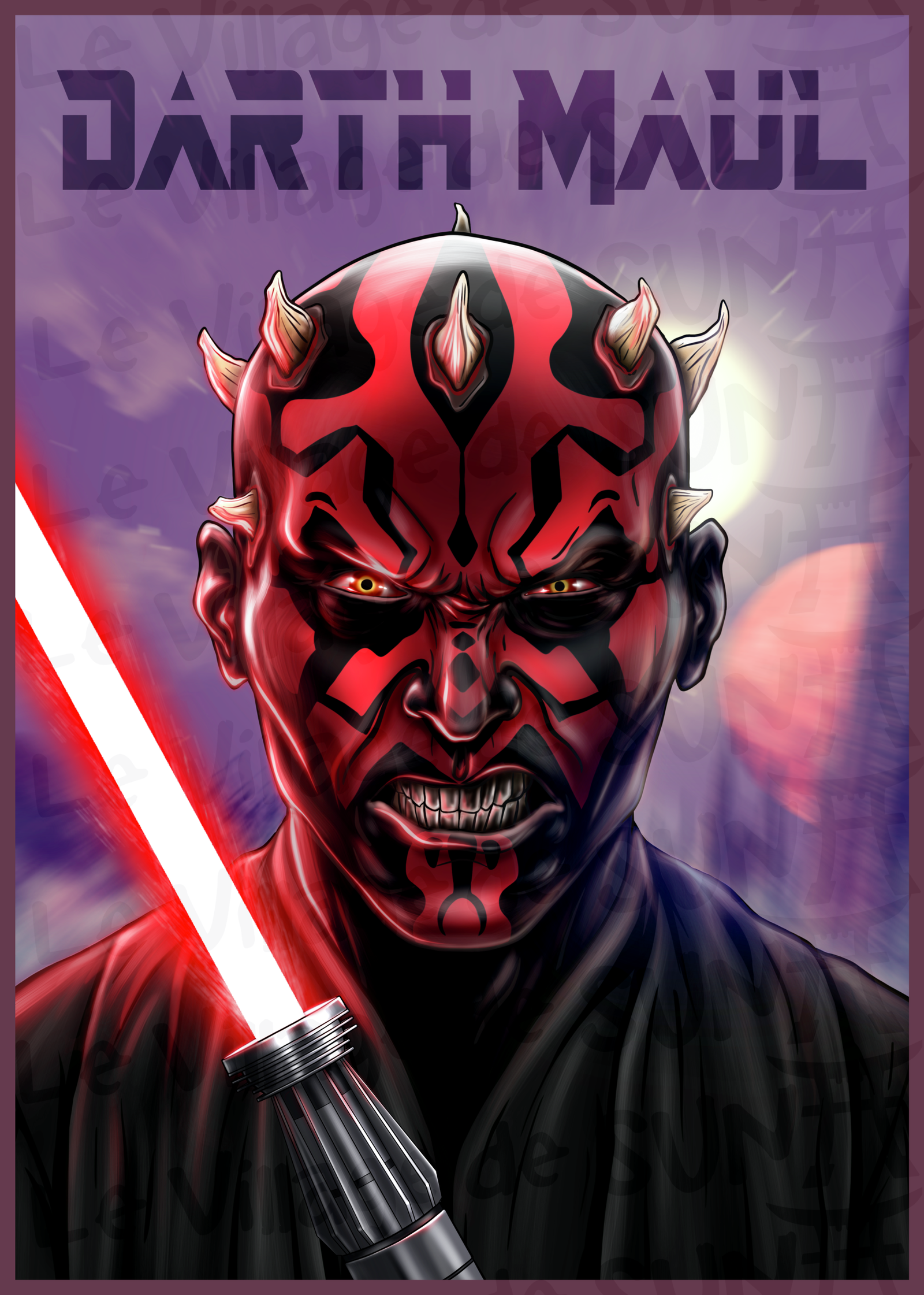Darth Maul – Art Print Édition Limitée