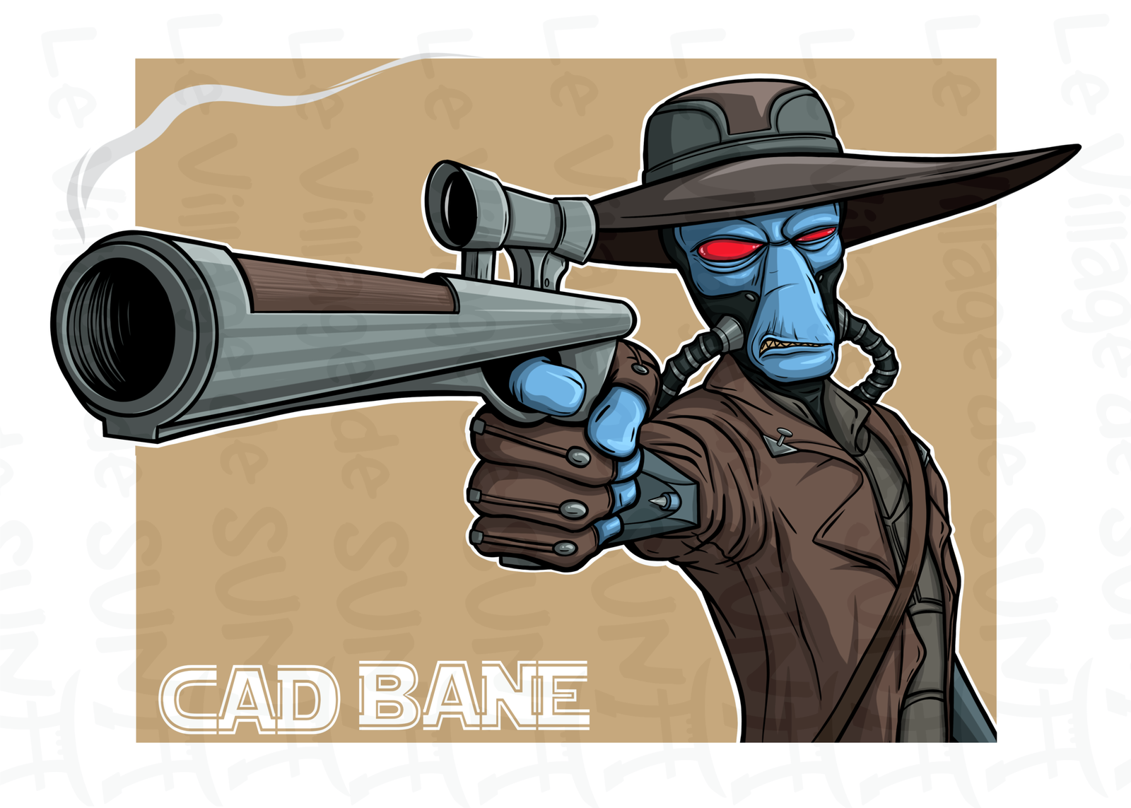 Cad Bane – Art Print Édition Limitée