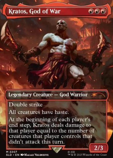 Bundle FOIL Secret Lair x Playstation - God of War: Greek + Norse- Magic EN — miniature 4