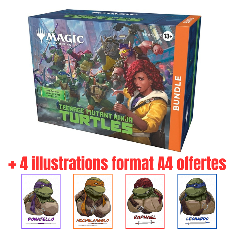 Bundle Magic - Les Tortues Ninja FR + 4 illustrations format A4 offertes